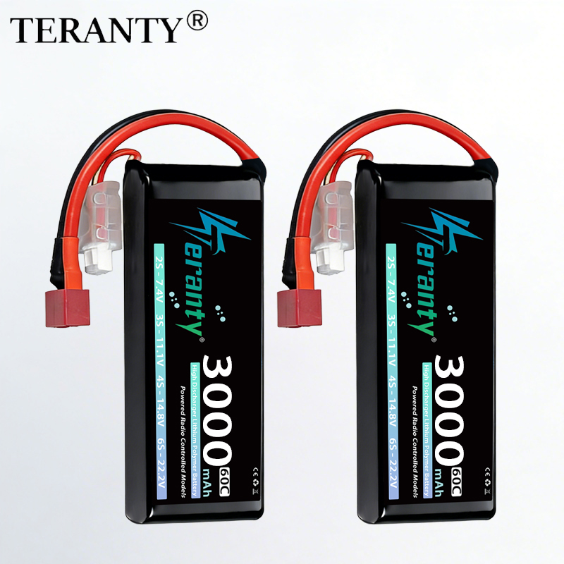 Rc Hobby Models - Batería Lipo TERANTY 2S 3000mAh 7.4V
