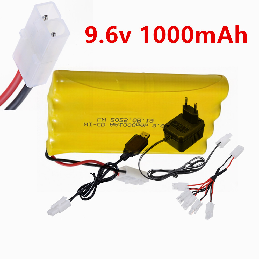 Rc Hobby Models - Batería recargable Ni-CD AA de 9.6v