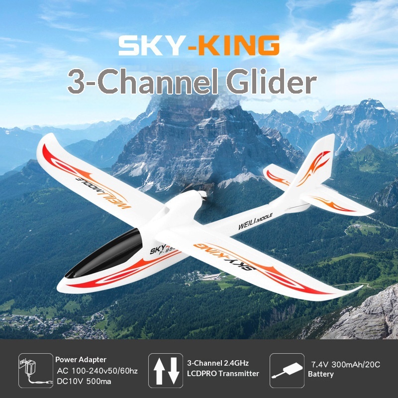 Avión planeador RC Weili Sky K - Rc Hobby Kings reseña y precio