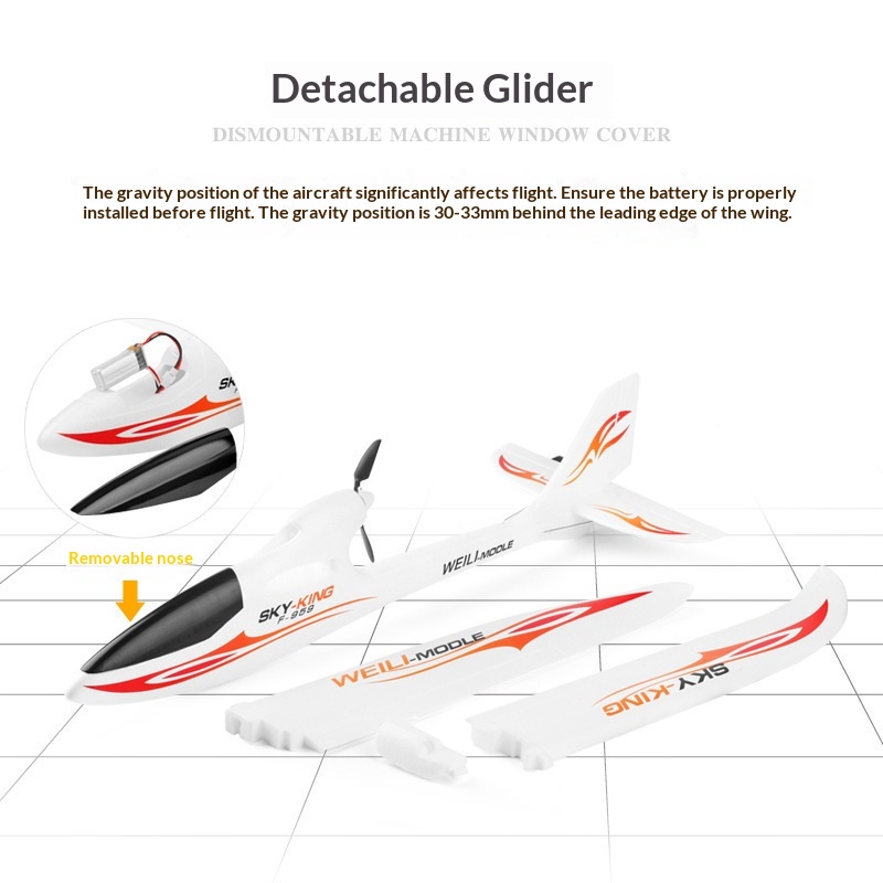 Avión planeador RC Weili Sky K - Rc Hobby Kings reseña y precio