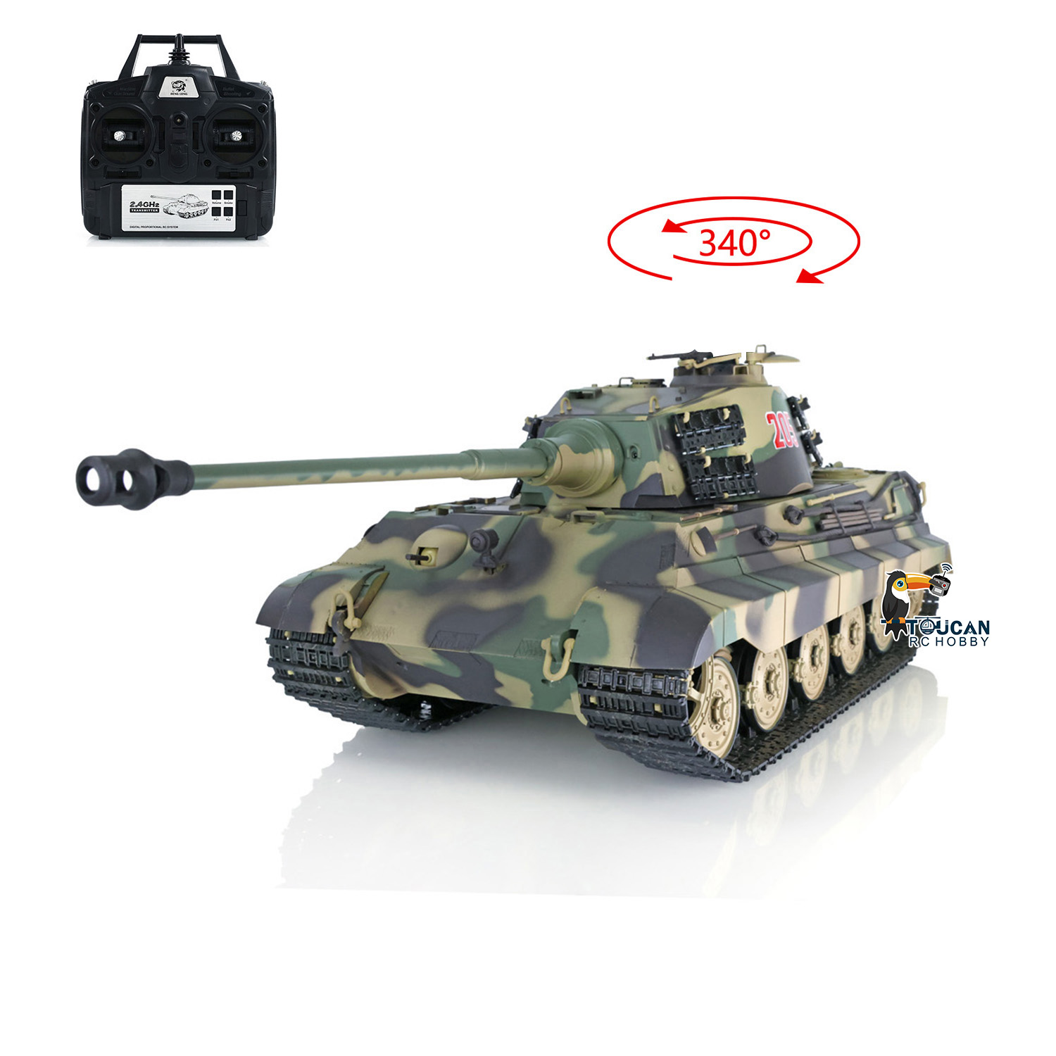 Tanque RC Heng Long 2.4G 1/16  - Rc Hobby Kings reseña y precio