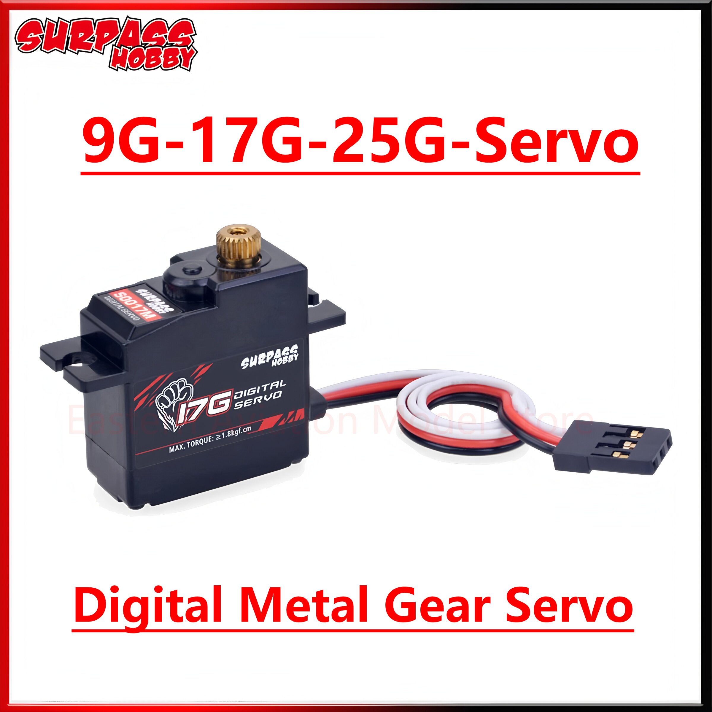 Surpass Hobby S009M 9G S0017M  - Rc Hobby Models reseña y precio