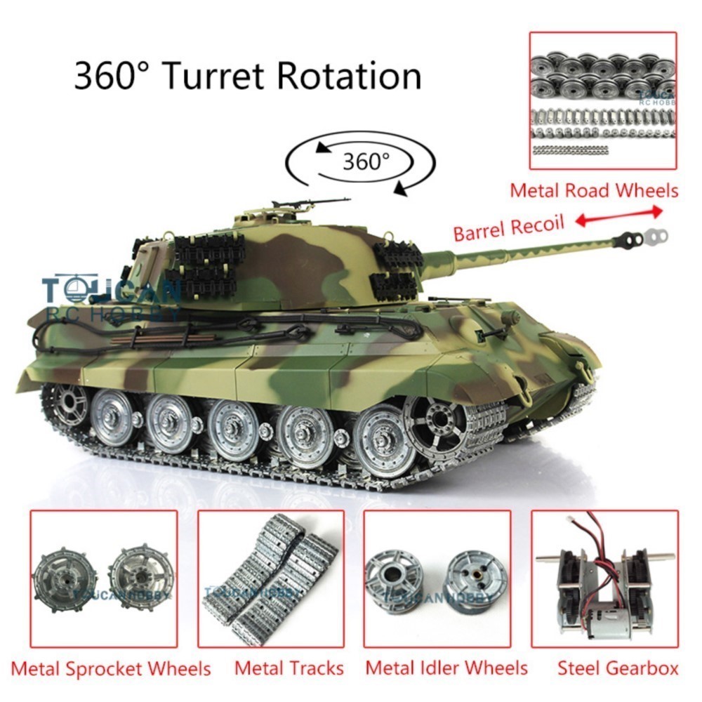 Heng Long Tanque RC Escala 1/1 - Rc Hobby Kings reseña y precio