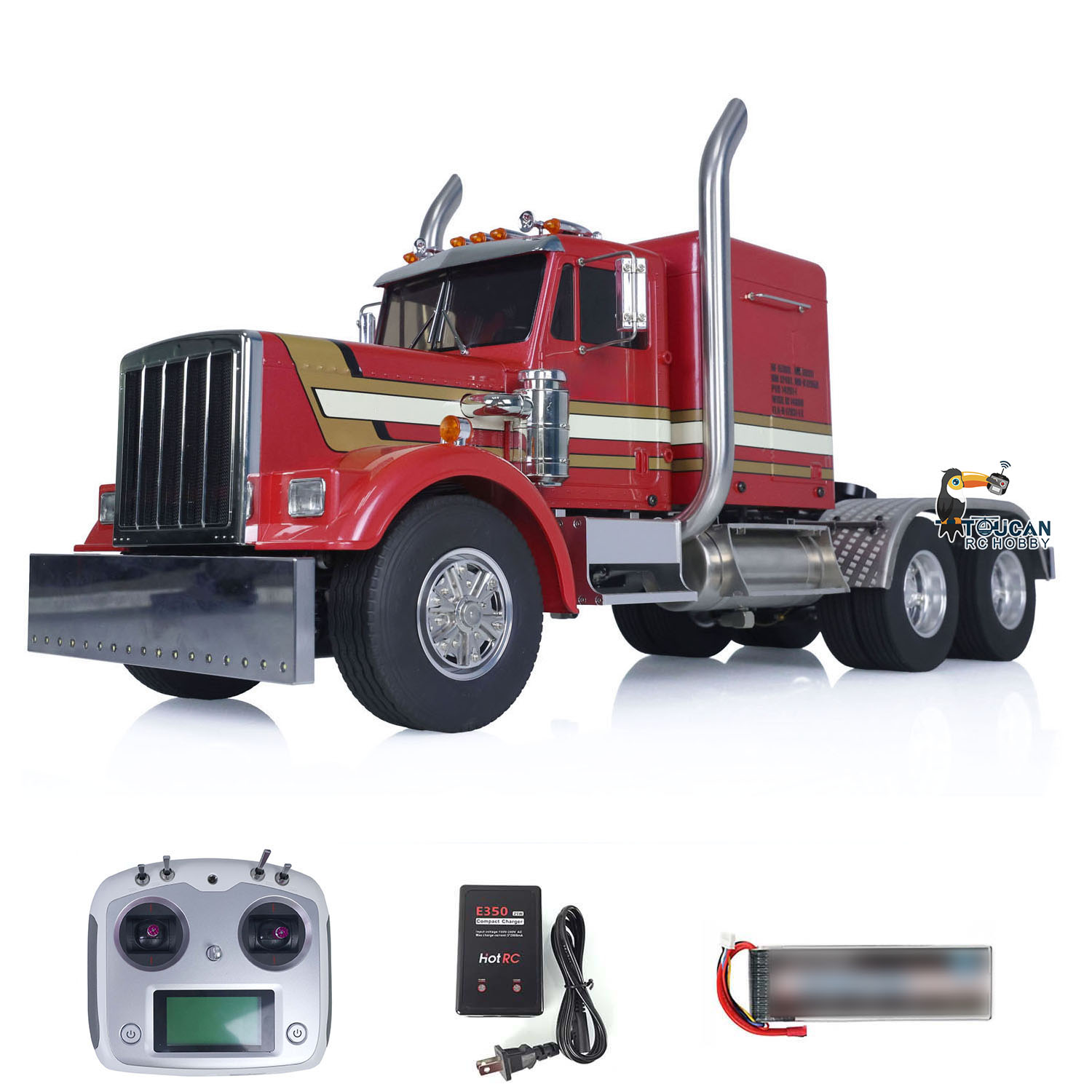 1/14 6x6 camión Tractor teledi - Rc Hobby Kings reseña y precio