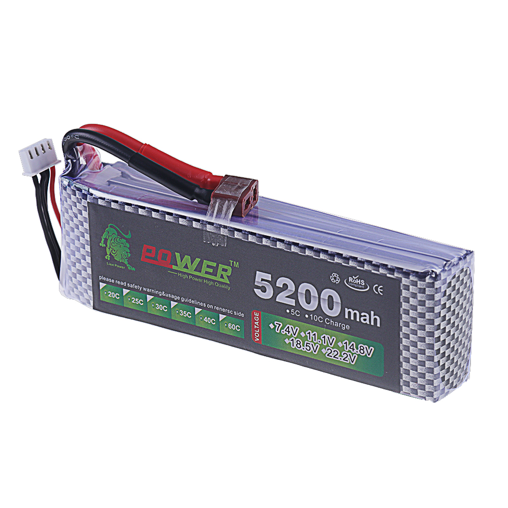 Batería Lipo 3S 11,1 V 5200mah - Rc Hobby Airplanes reseña y precio